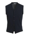 Kangra Cashmere Kangra Man Cardigan Midnight Blue Size 50 Wool
