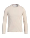 Kangra Cashmere Kangra Man Sweater Beige Size 36 Cotton