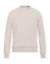 Kangra Cashmere Kangra Man Sweater Beige Size 42 Cotton In White