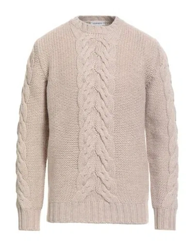 Kangra Cashmere Kangra Man Sweater Beige Size 42 Wool In Neutral