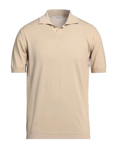 Kangra Cashmere Kangra Man Sweater Beige Size 46 Cotton