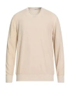 Kangra Cashmere Kangra Man Sweater Beige Size 46 Cotton, Polyamide In Neutral