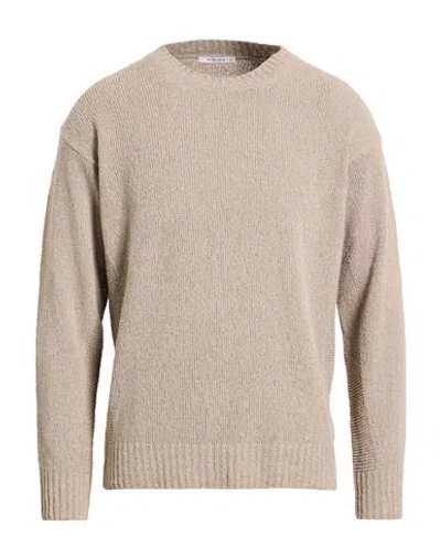 Kangra Cashmere Kangra Man Sweater Beige Size 46 Cotton, Polyester, Polyamide In Brown