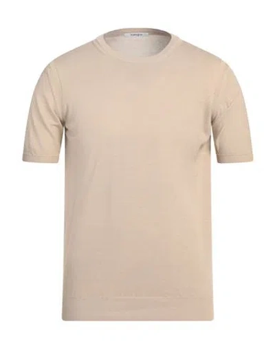 Kangra Cashmere Kangra Man Sweater Beige Size 48 Cotton In Neutral