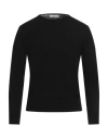 Kangra Cashmere Kangra Man Sweater Black Size 44 Cashmere
