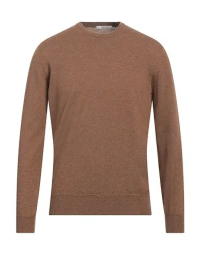 Kangra Cashmere Kangra Man Sweater Brown Size 46 Wool