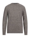 Kangra Cashmere Kangra Man Sweater Chocolate Brown Size 44 Cotton, Alpaca Wool, Polyamide, Wool, Elastane