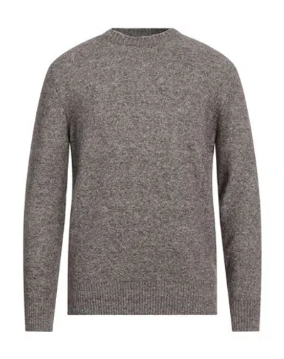 Kangra Cashmere Kangra Man Sweater Chocolate Brown Size 44 Cotton, Alpaca Wool, Polyamide, Wool, Elastane