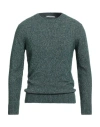 Kangra Cashmere Kangra Man Sweater Dark Green Size 36 Cotton, Alpaca Wool, Polyamide, Wool, Elastane