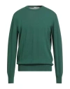 Kangra Cashmere Kangra Man Sweater Dark Green Size 44 Cotton