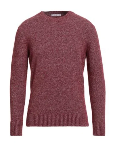 KANGRA CASHMERE KANGRA MAN SWEATER GARNET SIZE 42 COTTON, ALPACA WOOL, POLYAMIDE, WOOL, ELASTANE