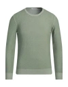 Kangra Cashmere Kangra Man Sweater Green Size 42 Cotton, Polyamide