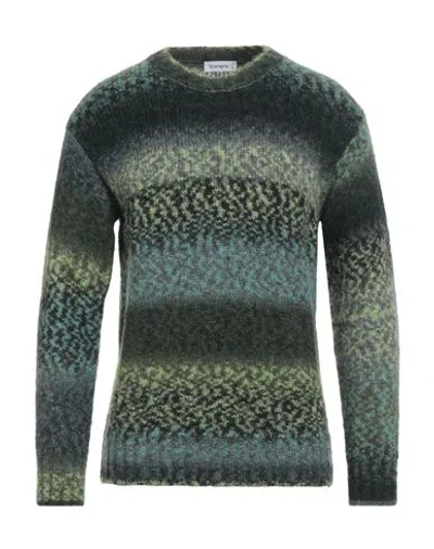 Kangra Cashmere Kangra Man Sweater Green Size 42 Wool, Acrylic, Polyamide, Alpaca Wool