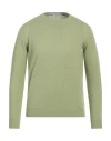 Kangra Cashmere Kangra Man Sweater Light Green Size 48 Cashmere In Sage Green