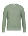 Kangra Cashmere Kangra Man Sweater Green Size 44 Cotton, Polyamide