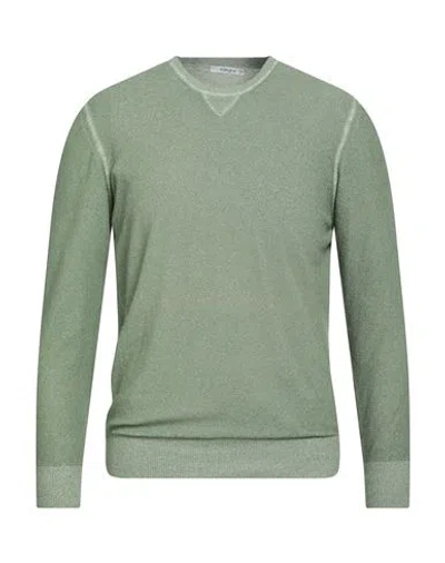 Kangra Cashmere Kangra Man Sweater Green Size 44 Cotton, Polyamide