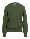 Kangra Cashmere Kangra Man Sweater Green Size 44 Wool