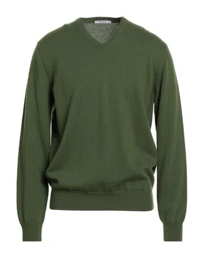 Kangra Cashmere Kangra Man Sweater Green Size 44 Wool