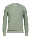 Kangra Cashmere Kangra Man Sweater Green Size 46 Cotton, Polyamide
