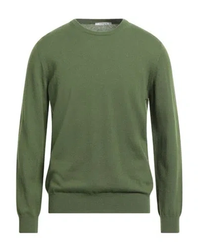 Kangra Cashmere Kangra Man Sweater Green Size 46 Wool