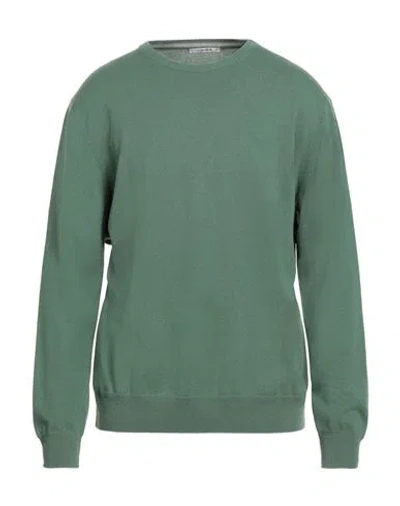 Kangra Cashmere Kangra Man Sweater Green Size 50 Cashmere