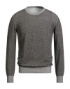 Kangra Cashmere Kangra Man Sweater Grey Size 38 Cotton In Gray
