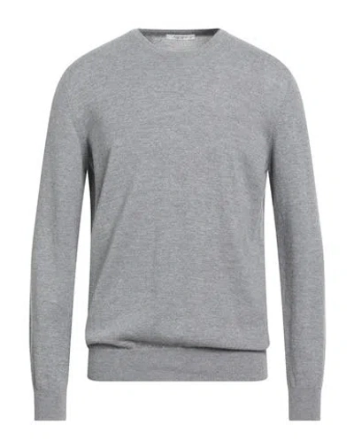 Kangra Cashmere Kangra Man Sweater Grey Size 42 Wool, Silk, Cashmere