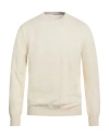 Kangra Cashmere Kangra Man Sweater Ivory Size 46 Cashmere