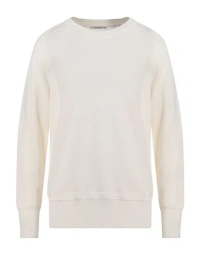 Kangra Cashmere Kangra Man Sweater Ivory Size 46 Wool In White