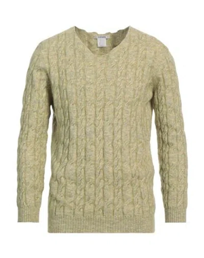 Kangra Cashmere Kangra Man Sweater Light Green Size 40 Cotton, Alpaca Wool, Polyamide, Wool, Elastane In Green