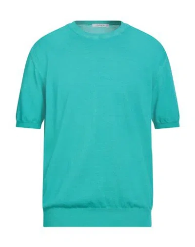 Kangra Cashmere Kangra Man Sweater Light Green Size 46 Cotton