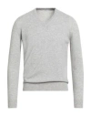 Kangra Cashmere Kangra Man Sweater Light Grey Size 38 Cashmere In Gray