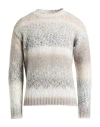 Kangra Cashmere Kangra Man Sweater Light Grey Size 40 Wool, Acrylic, Polyamide, Alpaca Wool In Gray