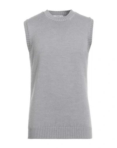 Kangra Cashmere Kangra Man Sweater Light Grey Size 42 Merino Wool