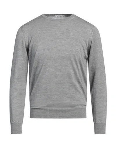 Kangra Cashmere Kangra Man Sweater Light Grey Size 46 Wool In Gray