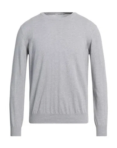 Kangra Cashmere Kangra Man Sweater Light Grey Size 48 Cotton
