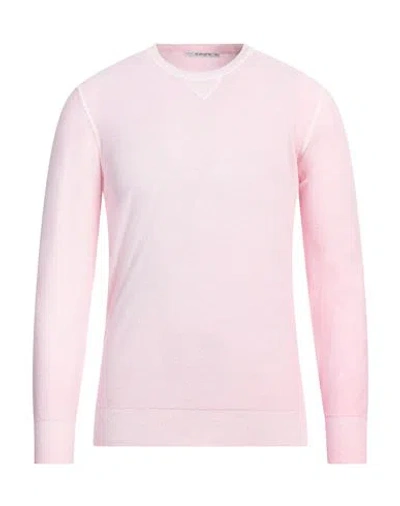 Kangra Cashmere Kangra Man Sweater Light Pink Size 40 Cotton, Polyamide
