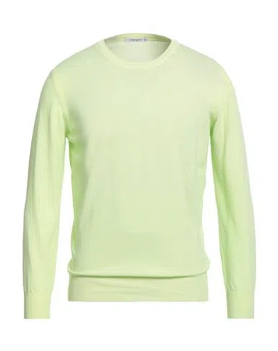 Kangra Cashmere Kangra Man Sweater Lime Green Size 38 Cotton