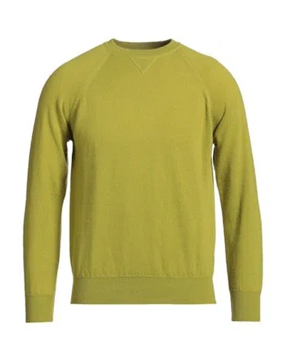 Kangra Cashmere Kangra Man Sweater Lime Green Size 46 Wool