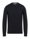Kangra Cashmere Kangra Man Sweater Midnight Blue Size 38 Wool