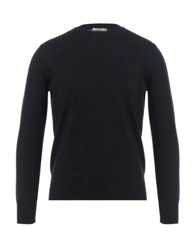 Kangra Cashmere Kangra Man Sweater Midnight Blue Size 38 Wool, Cashmere