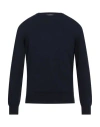 Kangra Cashmere Kangra Man Sweater Midnight Blue Size 40 Cotton