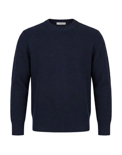 Kangra Cashmere Kangra Man Sweater Midnight Blue Size 40 Wool