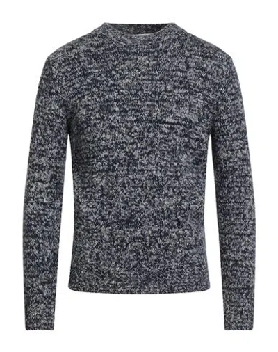 Kangra Cashmere Kangra Man Sweater Midnight Blue Size 44 Cotton, Alpaca Wool, Polyamide, Polyacrylic