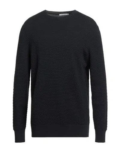 Kangra Cashmere Kangra Man Sweater Midnight Blue Size 46 Wool