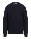Kangra Cashmere Kangra Man Sweater Midnight Blue Size 46 Wool, Cashmere