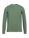 Kangra Cashmere Kangra Man Sweater Military Green Size 38 Cotton