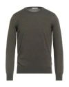 Kangra Cashmere Kangra Man Sweater Military Green Size 38 Wool