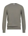 Kangra Cashmere Kangra Man Sweater Military Green Size 40 Cotton