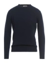 Kangra Cashmere Kangra Man Sweater Navy Size 44 Wool, Cashmere In Blue